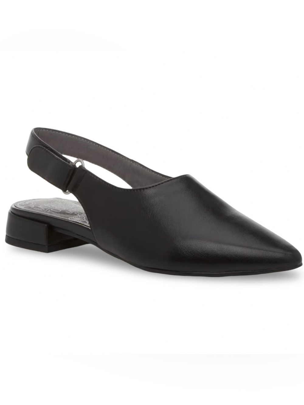 Women's Black Mootsies Tootsies
Bryson Pointed Slingback Flat Shoes